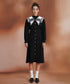 Deer Embroidery Collar Dress